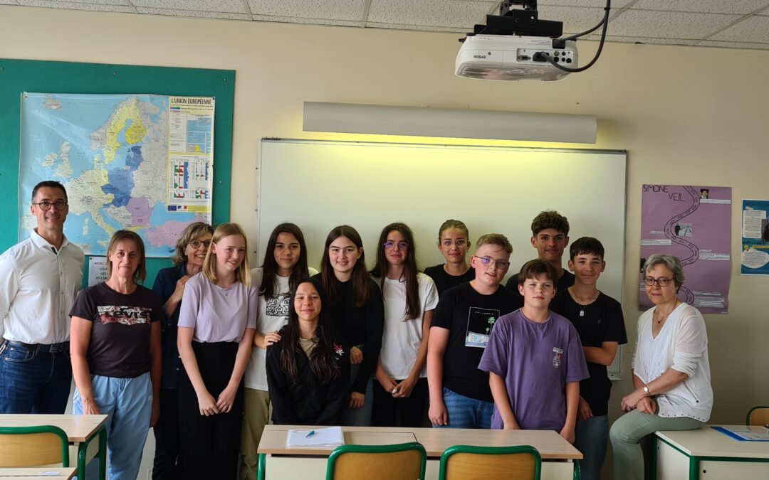 Elèves sélectionnés pour la classe de défense